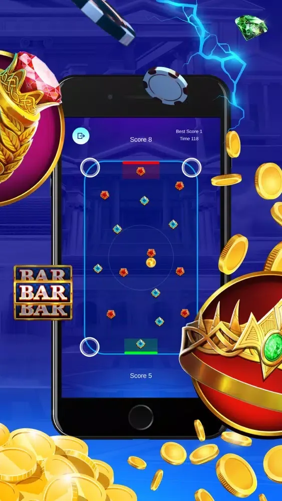 Line: Gates of Olympus سکرین شاٹس