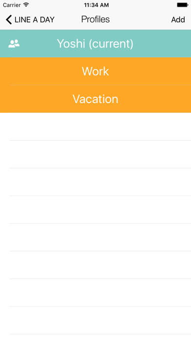 Tangkapan skrin Line A Day- Journal, Highlights, Memories