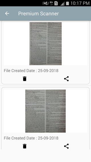 Premium Scanner Screenshots