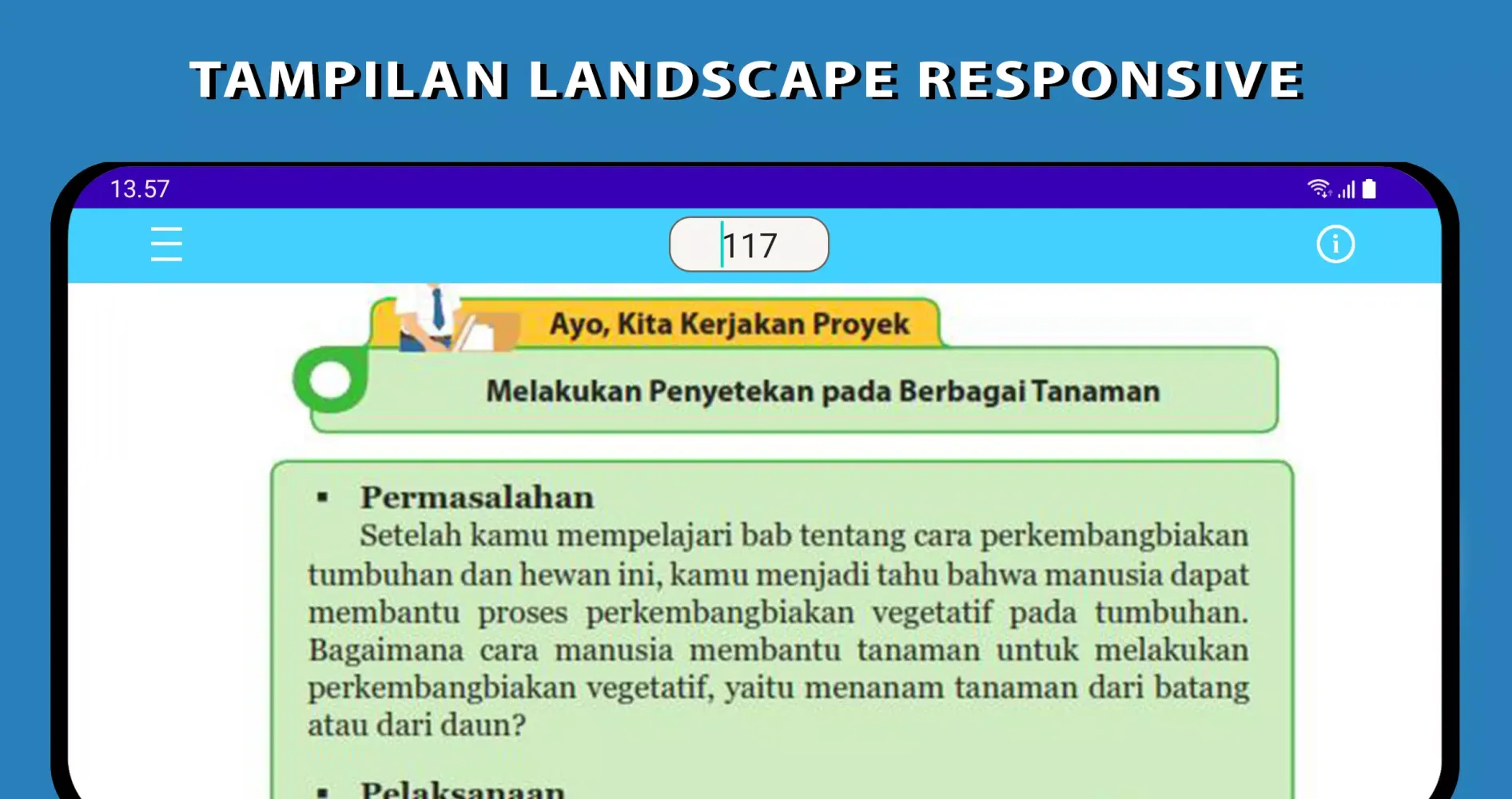 Zrzuty ekranu IPA Kelas 9 Semester 1 K13