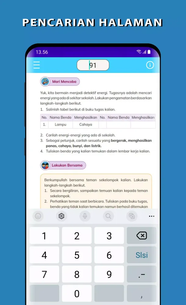 Ảnh chụp màn hình của IPAS Kelas 3 Merdeka