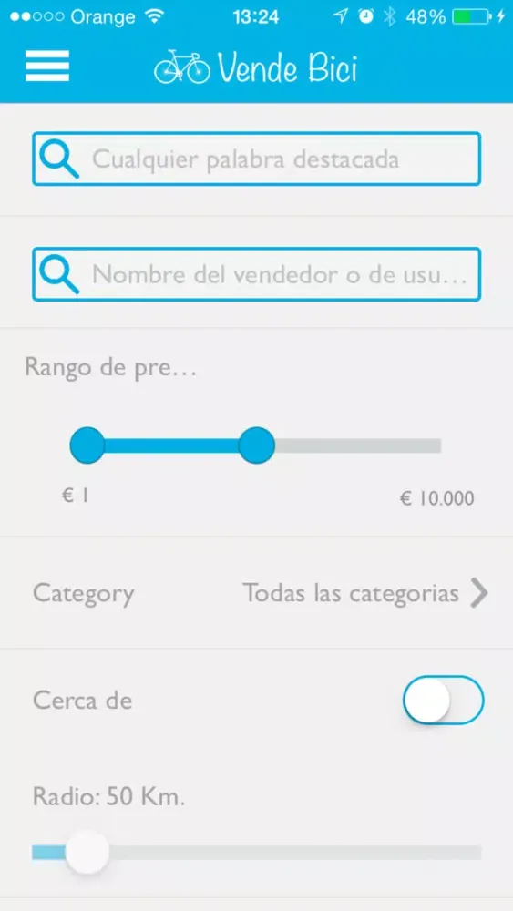Vende Bici应用截图