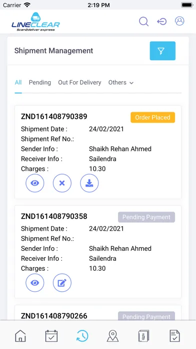 Line Clear OMS स्क्रीनशॉट