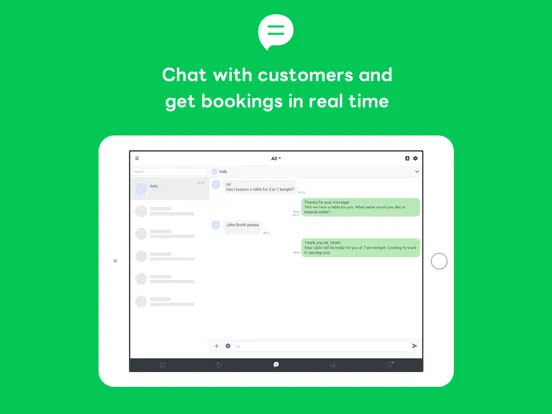 Скриншоты LINE Official Account iPad 