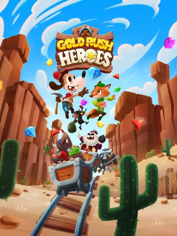 Match3 Heroes:The Gold Rush iPad 應用截圖