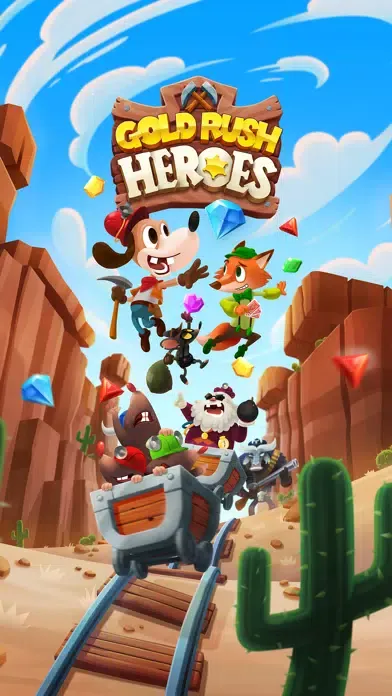 Match3 Heroes:The Gold Rush應用截圖