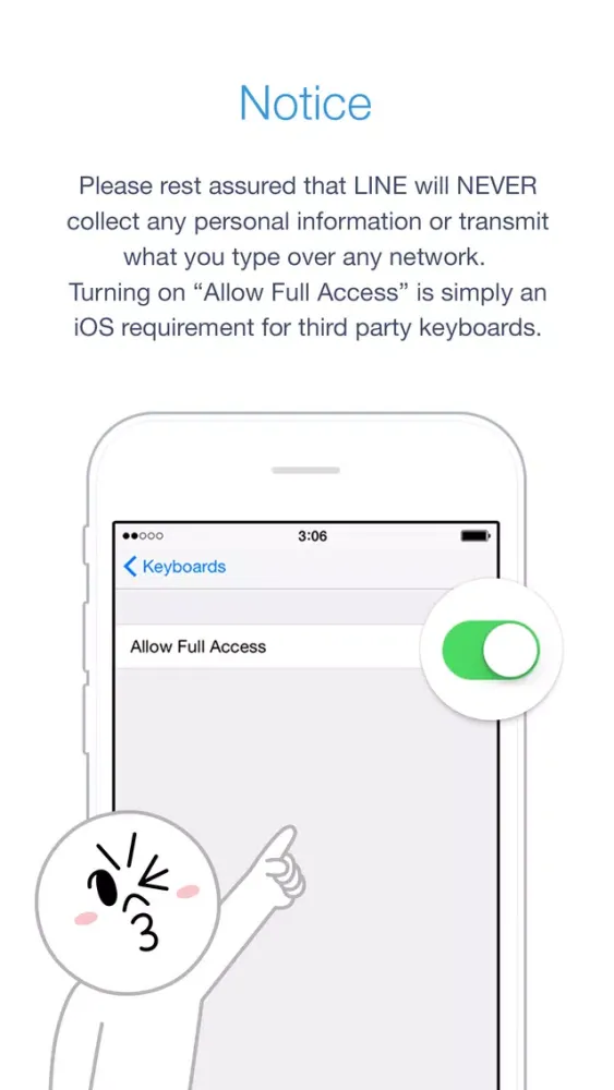 Tangkapan layar Emoji Keyboard by LINE