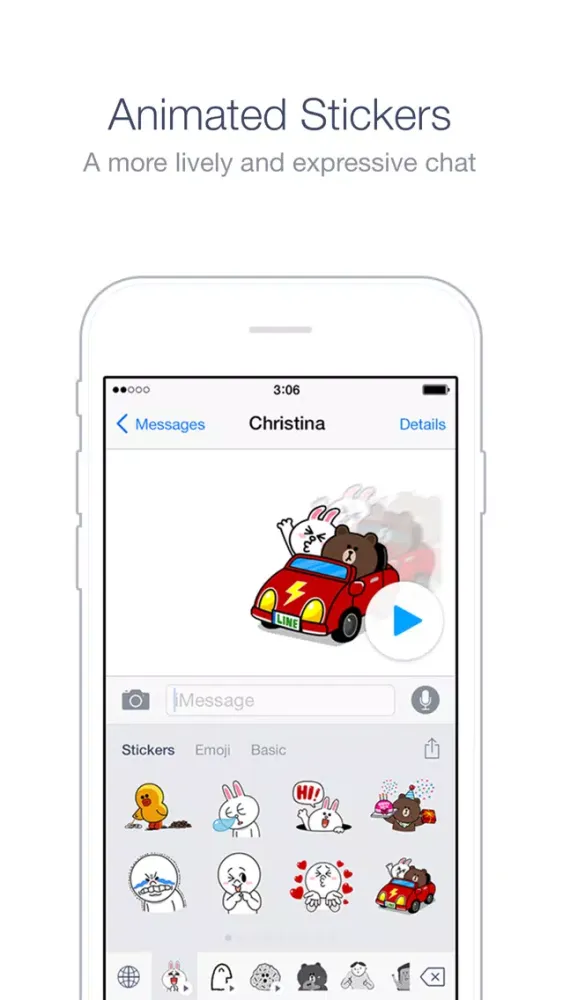 Tangkapan layar Emoji Keyboard by LINE