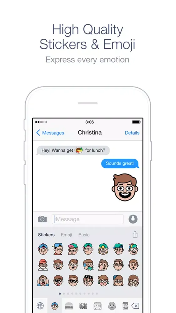 Tangkapan layar Emoji Keyboard by LINE
