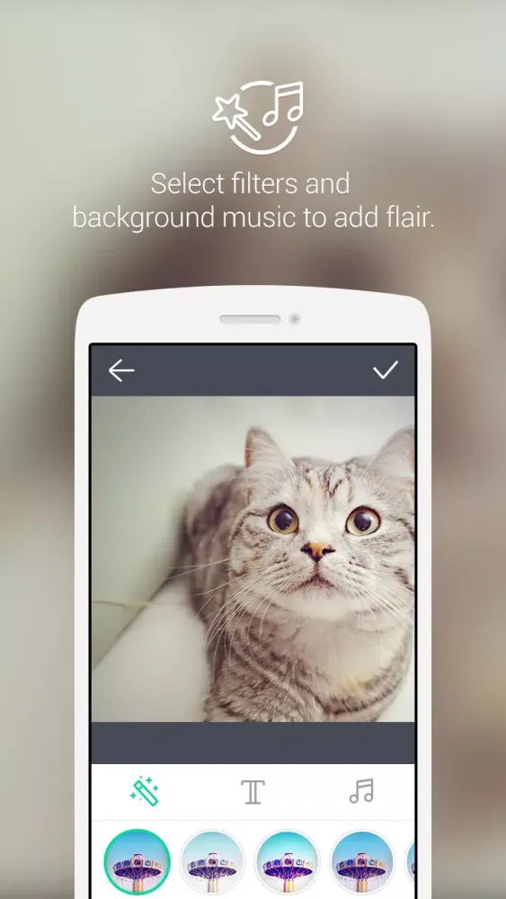 Ảnh chụp màn hình của LINE SnapMovie