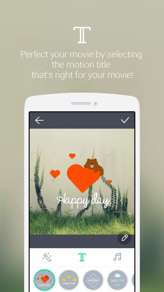 Ảnh chụp màn hình của LINE SnapMovie