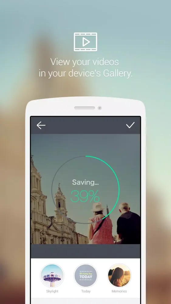 Ảnh chụp màn hình của LINE SnapMovie