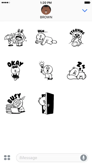 تصاویر LINE FRIENDS Dynamic Stickers