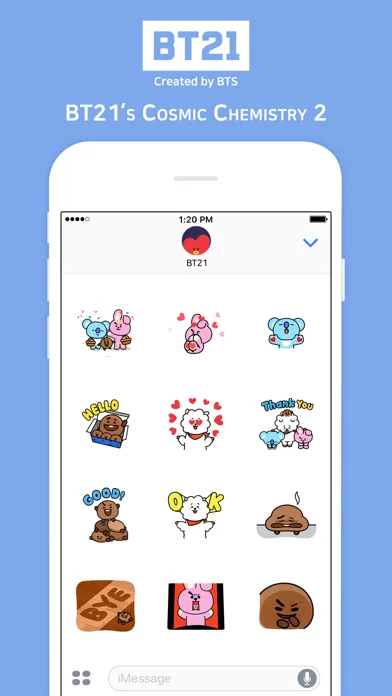 Capturas de pantalla de BT21’s Cosmic Chemistry 2