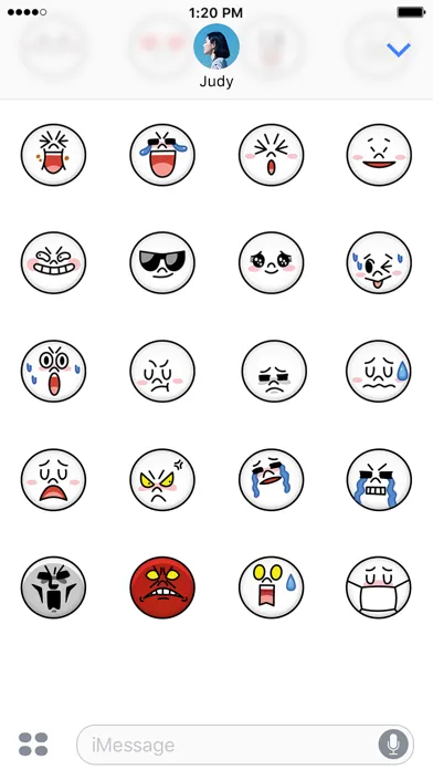 JAMES & MOON Emoji Stickers - LINE FRIENDS Screenshots