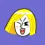 Narcissist, JAMES Emoji - LINE FRIENDS