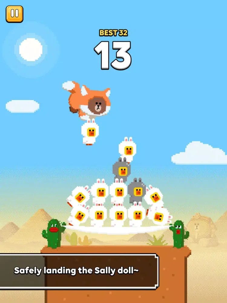 Tangkapan layar Sally Tower iPad 