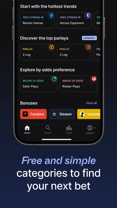 تصاویر Linemate: Find Your Next Bet