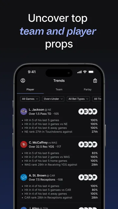 تصاویر Linemate: Find Your Next Bet