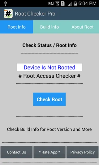 Screenshot di Root Checker Pro