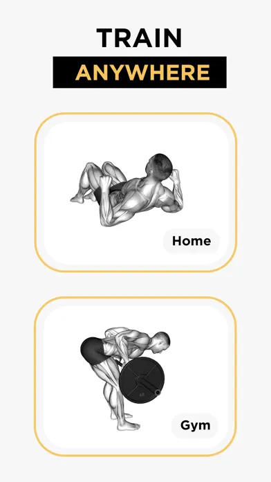 Muscle Gain Gym & Home Workout स्क्रीनशॉट