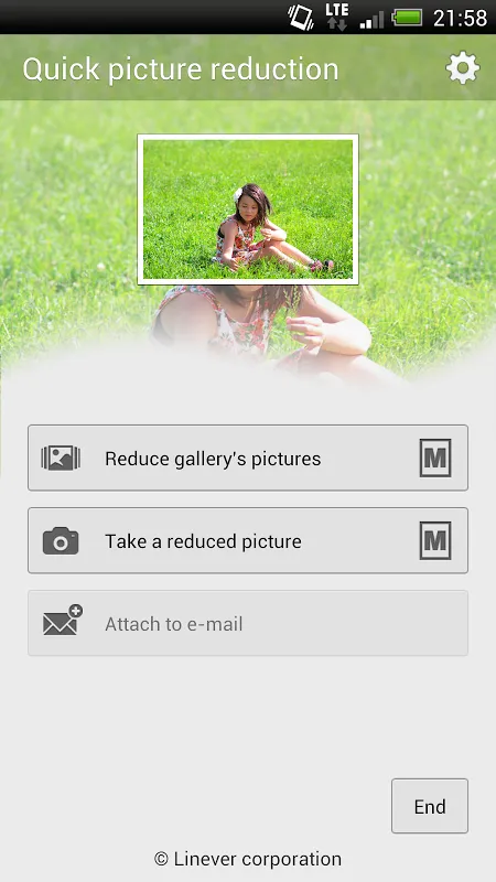Tangkapan layar Easy picture reduction