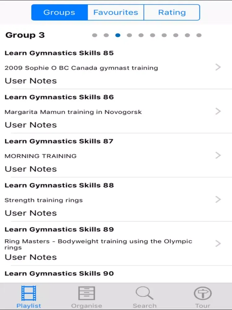 Tangkapan skrin Learn Gymnastics Skills iPad 