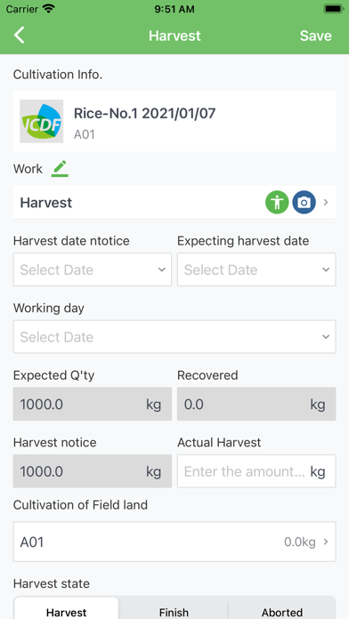 Скриншоты TaiwanICDF Farm Management App