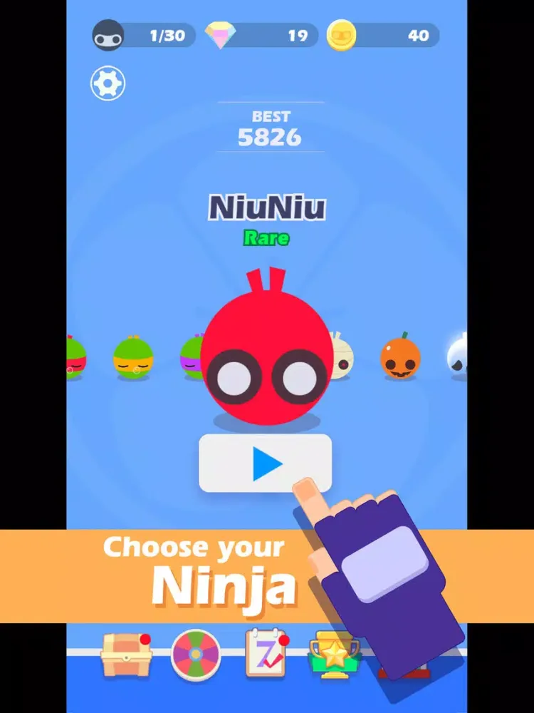 Ninja Crash! iPad 应用截图