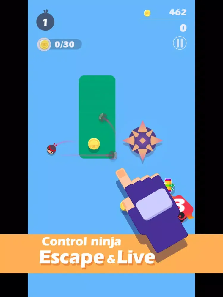 Ninja Crash! iPad 应用截图