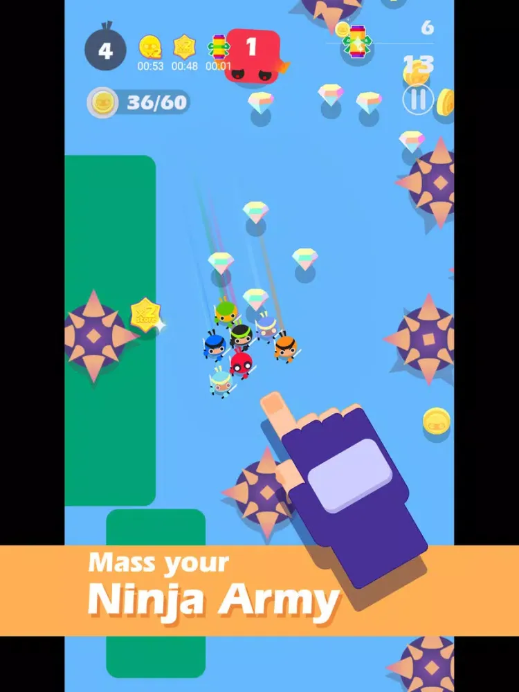 Ninja Crash! iPad 应用截图