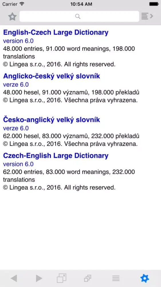 Lingea Anglicko-český velký slovník應用截圖