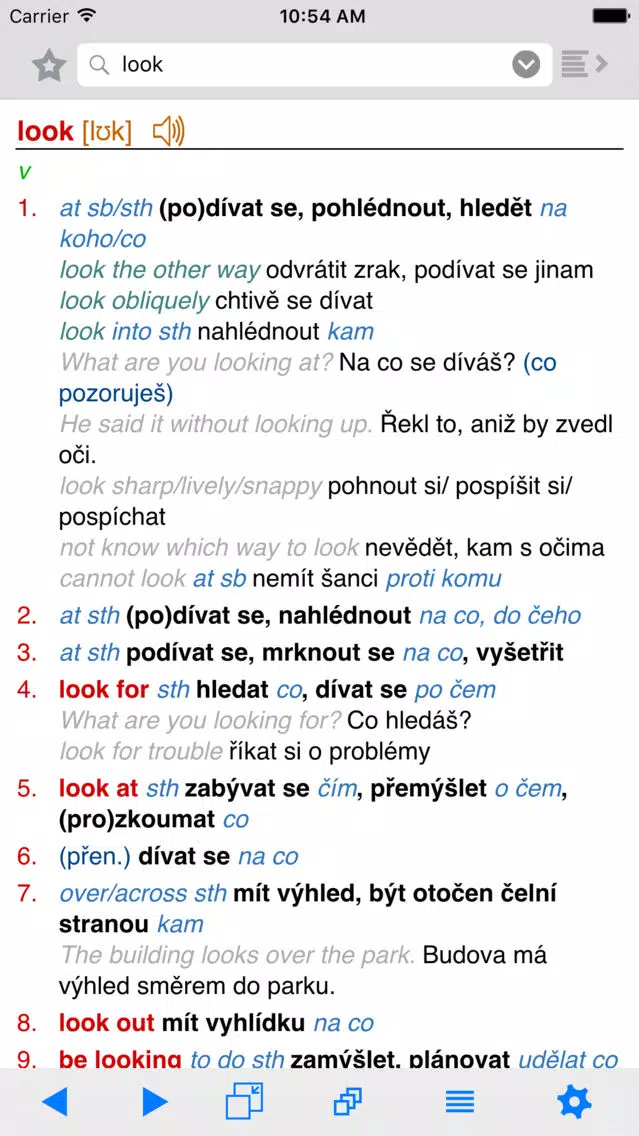 Скриншоты Lingea Anglicko-český velký slovník