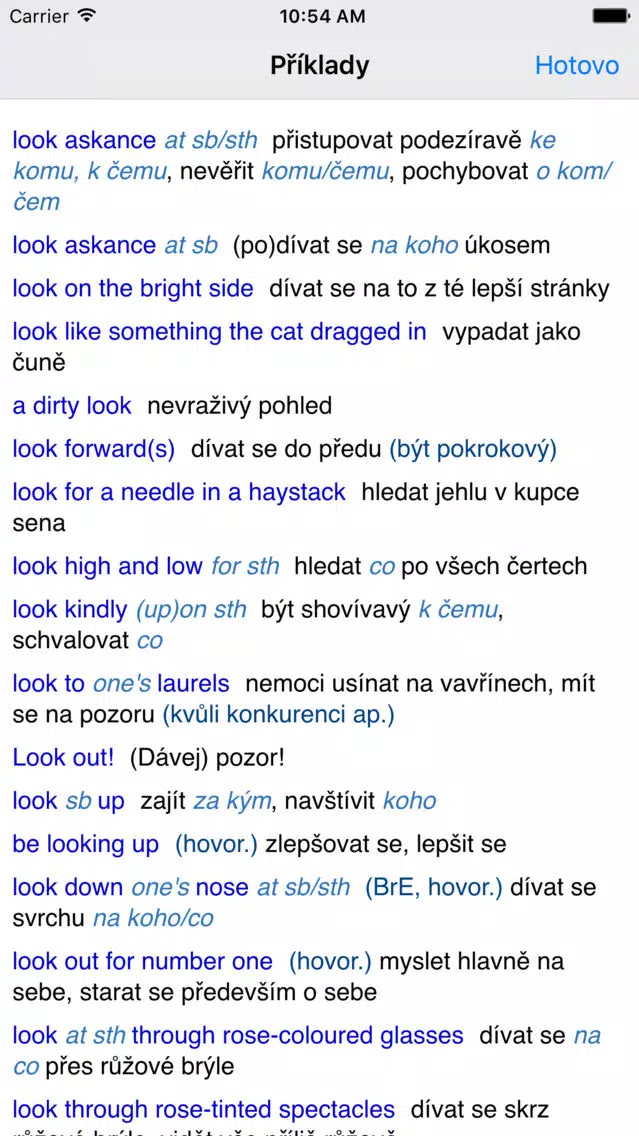 Скриншоты Lingea Anglicko-český velký slovník