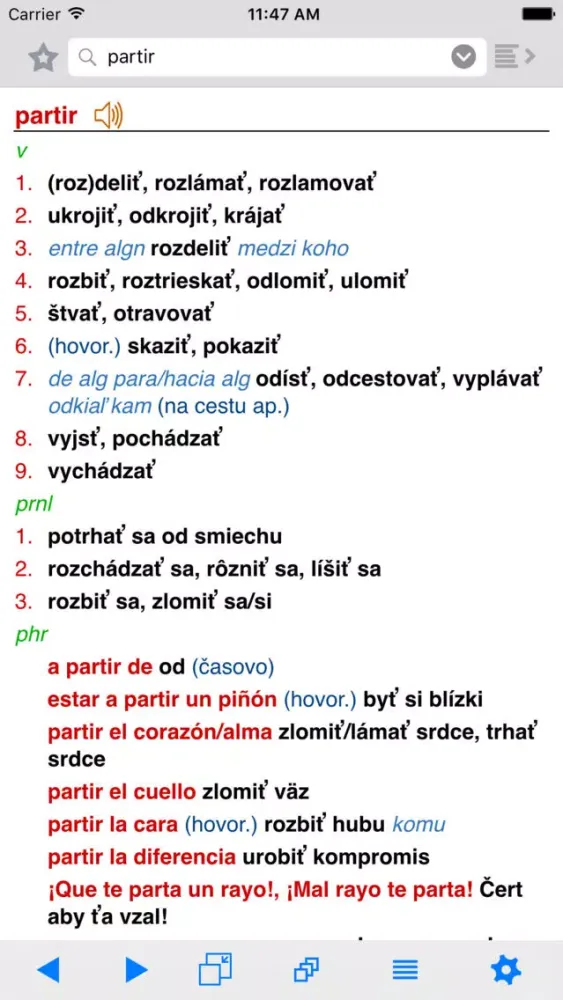 Captures d'écran de Španielsko-slovenský veľký