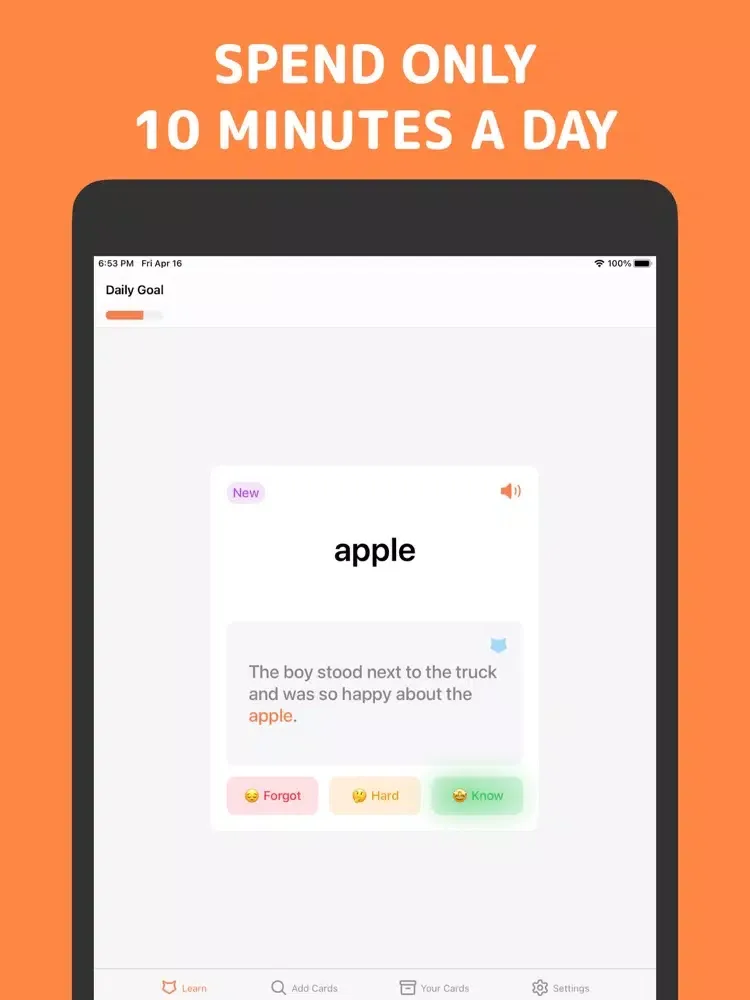 Lingle - Anki Flashcards Maker iPad  Ekran Görüntüleri