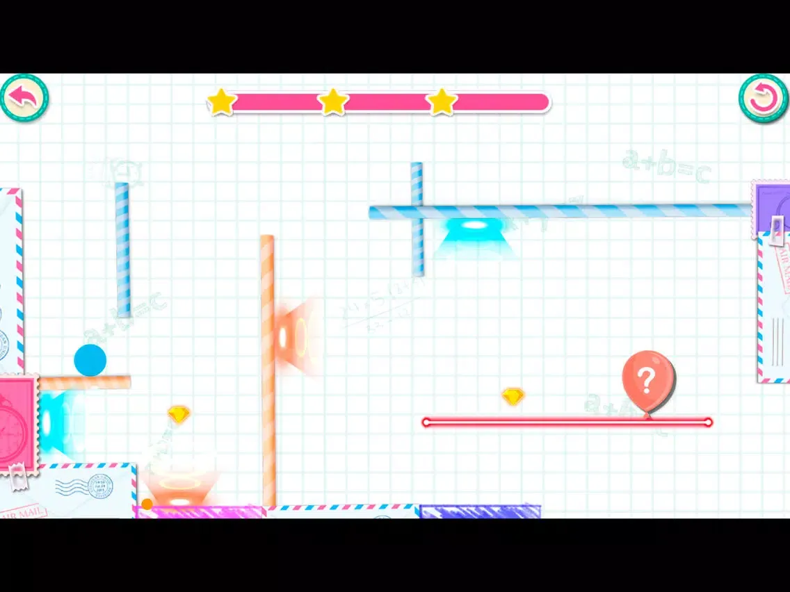 ภาพหน้าจอของ Physics Doodles - Line Puzzle iPad 