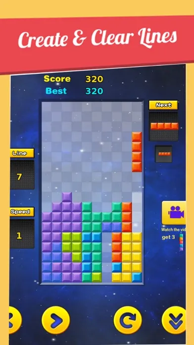 Capturas de tela do Puzzle Block Dropdown