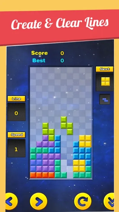 Capturas de tela do Puzzle Block Dropdown