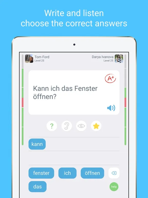 Learn German with LinGo Play iPad 应用截图