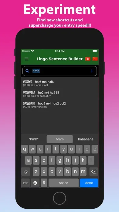 LingoCN: Cantonese Language Screenshots
