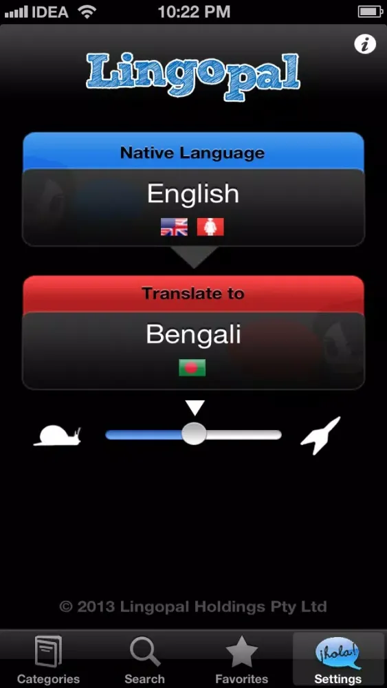 Capturas de pantalla de Lingopal Bengali LITE - talking phrasebook