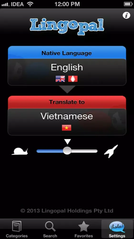 Скриншоты Lingopal Vietnamese LITE - talking phrasebook