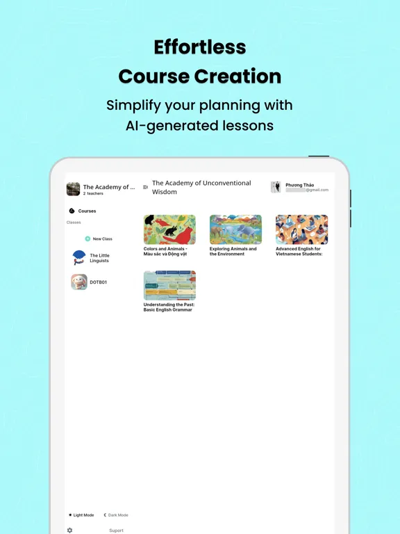 Tangkapan layar Teachers Copilot: AI Classroom iPad 