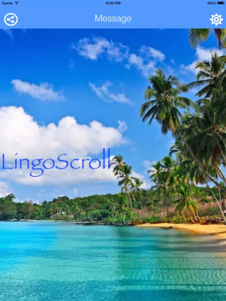 LingoScroll iPad  स्क्रीनशॉट