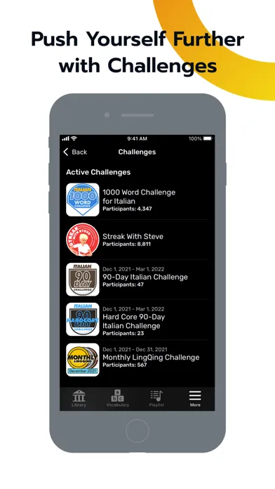 Screenshot di LingQ: Real Language Learning