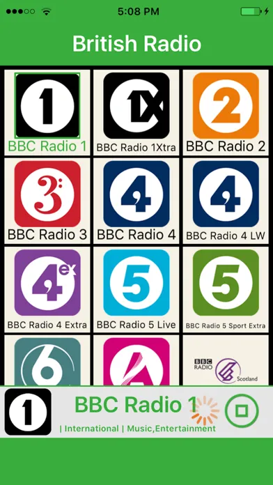 Tangkapan skrin British Radio (UK Radio)