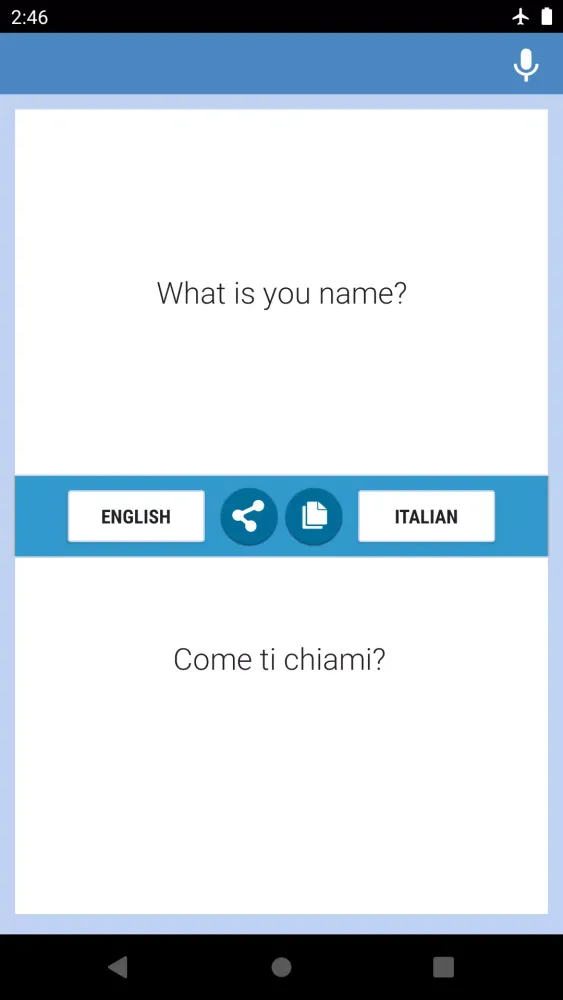 English-Italian Translator Screenshots