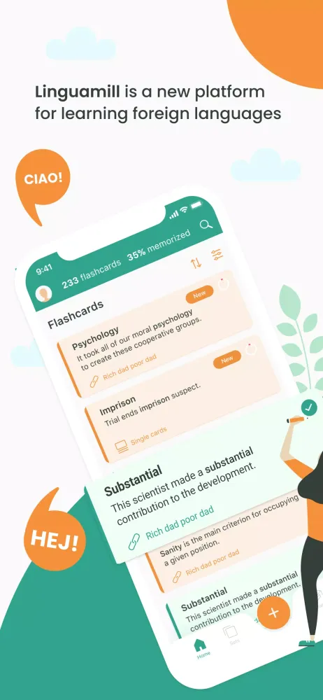 Capturas de pantalla de AI Flashcards Maker—Linguamill