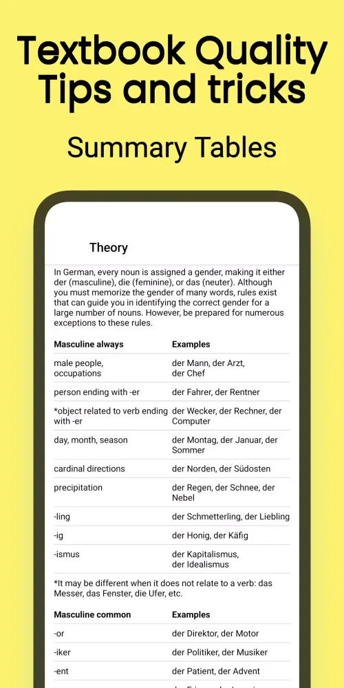 Screenshot di Learn German words & Grammar